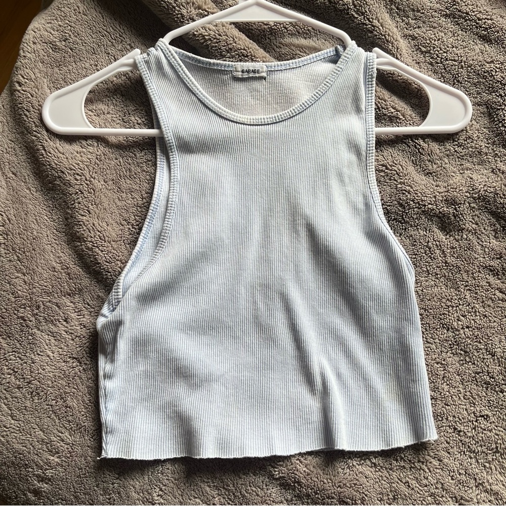 Garage Light Blue Tank Top